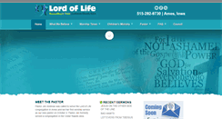Desktop Screenshot of lordoflifeames.org